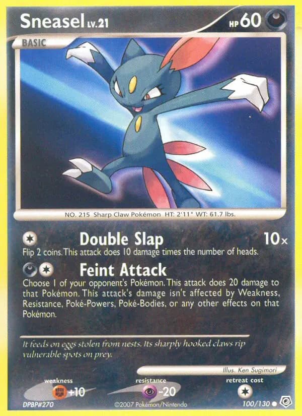 Sniebel — Diamant & Perl 100 German Pokémon card