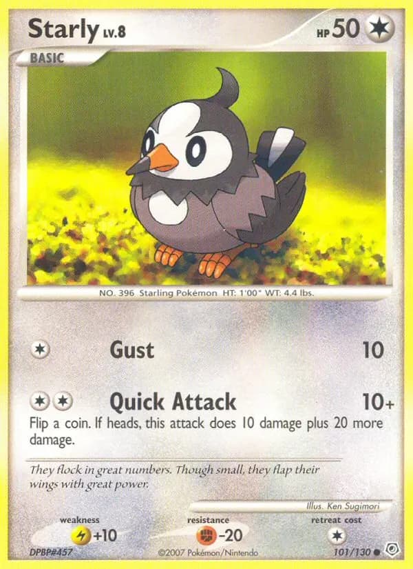 Staralili — Diamant & Perl 101 German Pokémon card