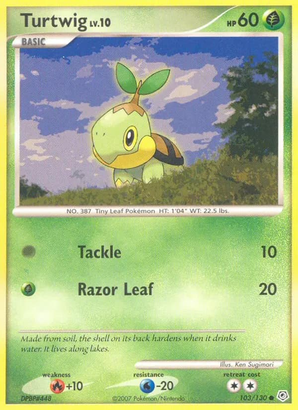 Chelast — Diamant & Perl 103 German Pokémon card