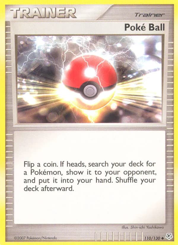 Poké Ball — Diamond & Pearl 110 Pokémon card