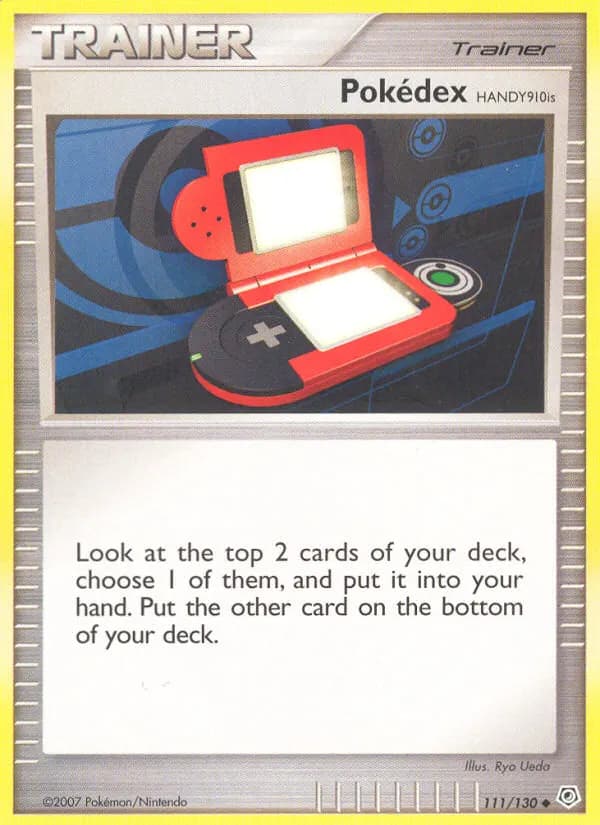 Pokédex HANDY910is — Diamant & Perle 111 French Pokémon card
