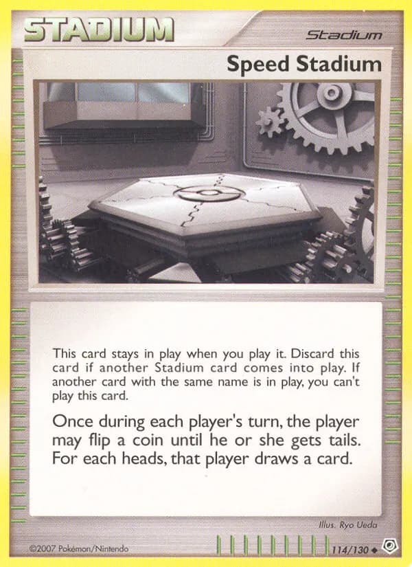 Speed Stadium — Diamond & Pearl 114 Pokémon card