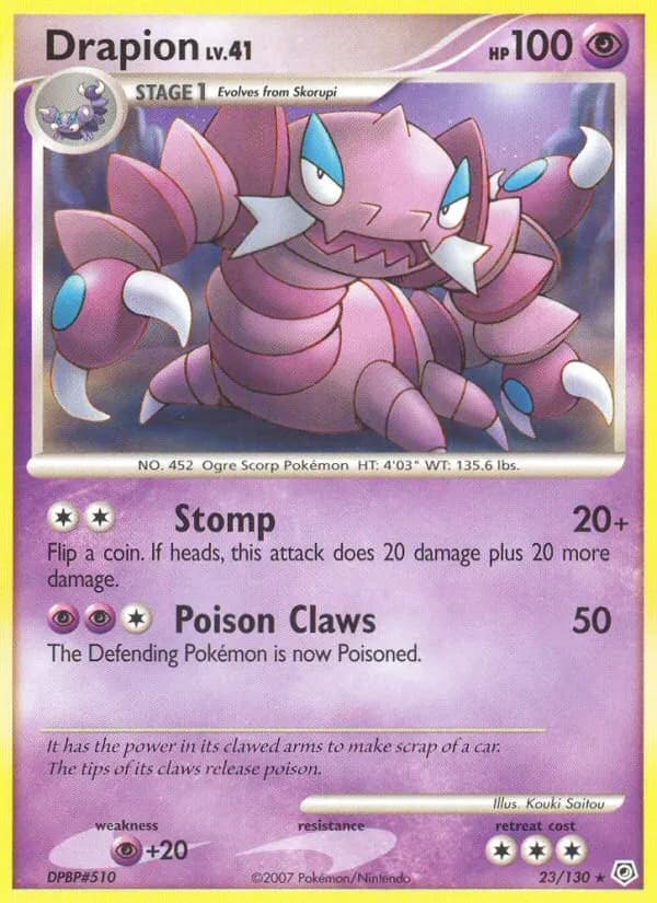 Drapion — Diamond & Pearl 23 Pokémon card