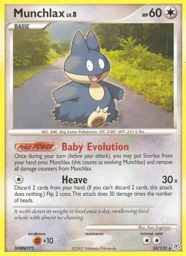 Mampfaxo — Diamant & Perl 33 German Pokémon card