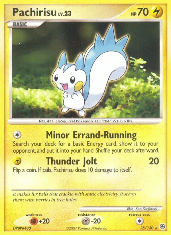 Pachirisu — Diamond & Pearl 35 Pokémon card