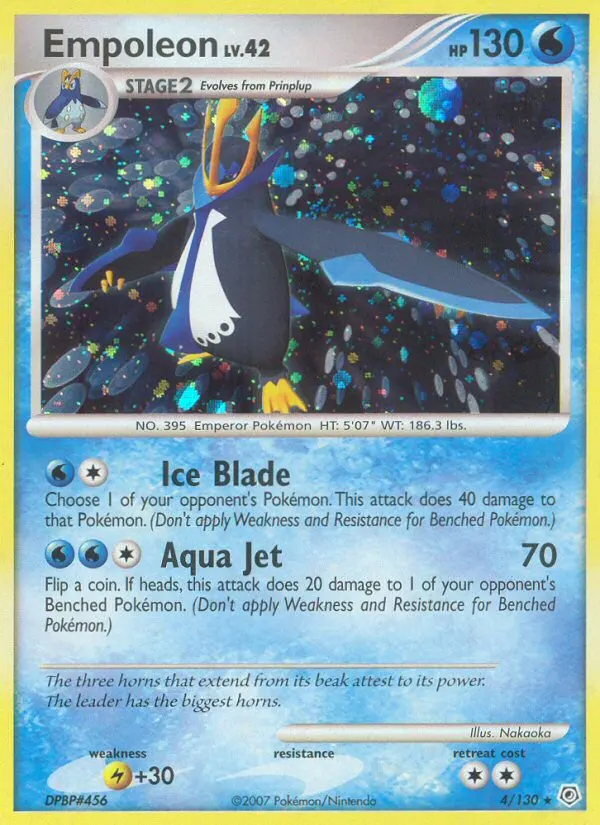 Empoleon — Diamond & Pearl 4 Pokémon card