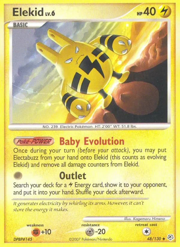 Elekid — Diamant & Perl 48 German Pokémon card