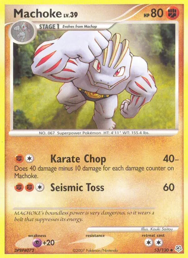 Maschock — Diamant & Perl 53 German Pokémon card