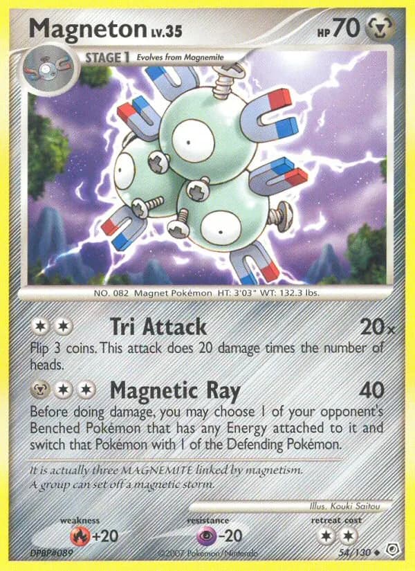Magneton — Diamond & Pearl 54 Pokémon card