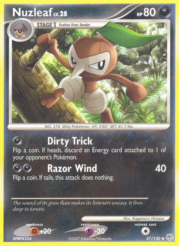 Pifeuil — Diamant & Perle 57 French Pokémon card