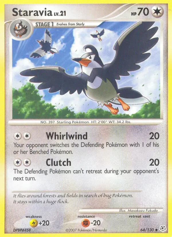 Etourvol — Diamant & Perle 64 French Pokémon card