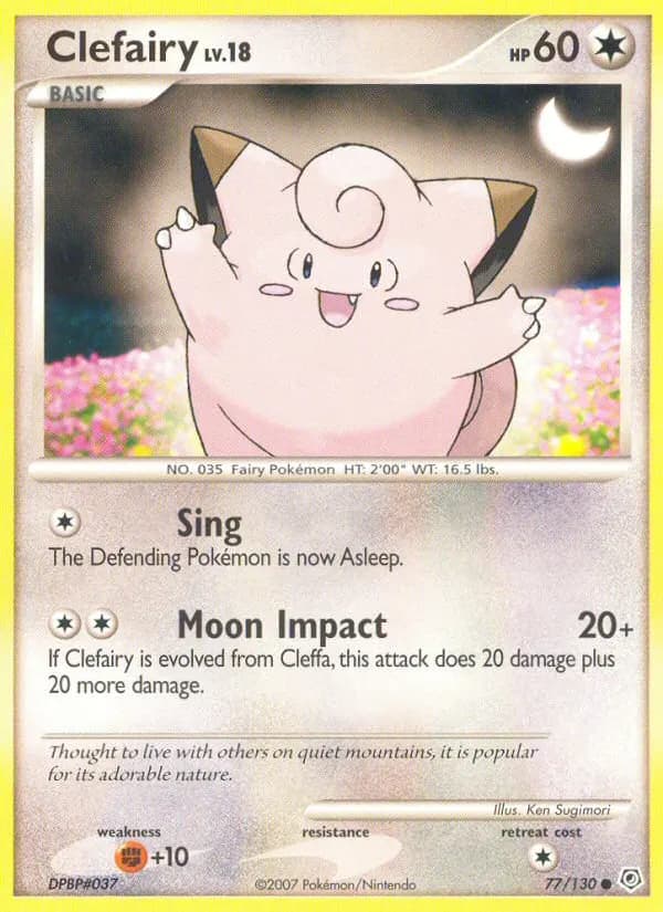 Mélofée — Diamant & Perle 77 French Pokémon card