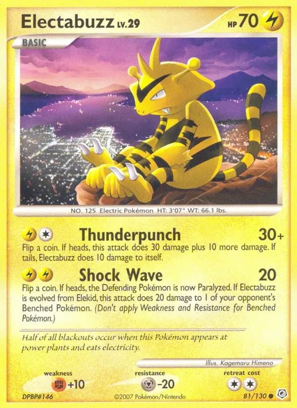 Elektek — Diamant & Perl 81 German Pokémon card