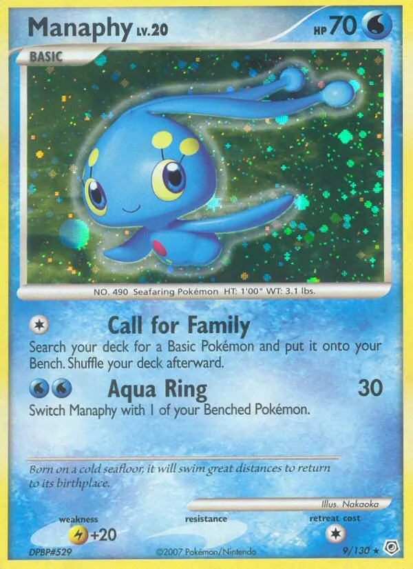 Manaphy — Diamant & Perle 9 French Pokémon card