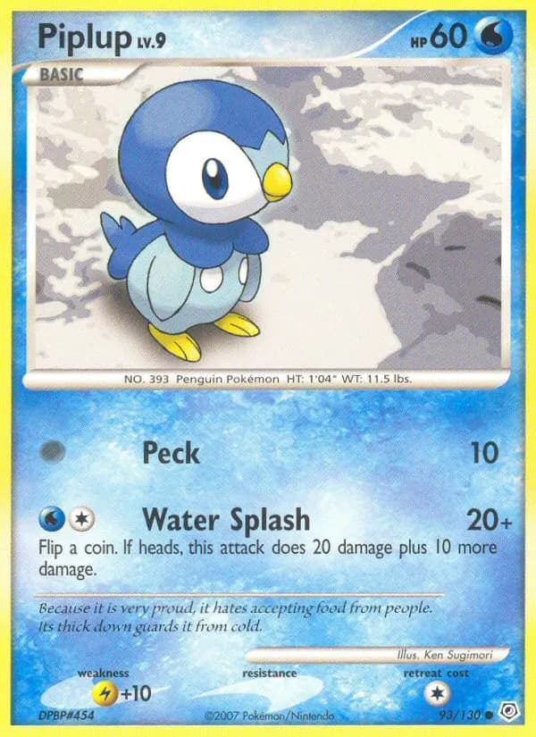 Tiplouf — Diamant & Perle 93 French Pokémon card