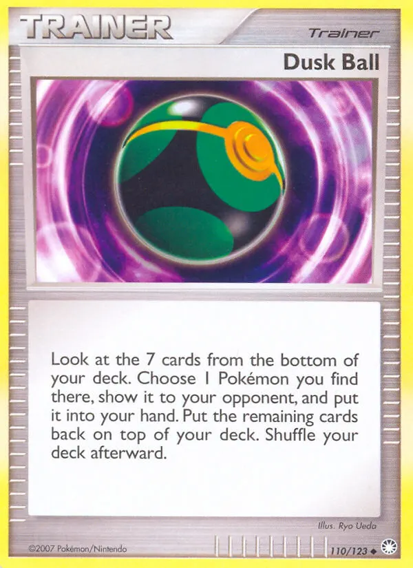 Dusk Ball — Mysterious Treasures 110 Pokémon card