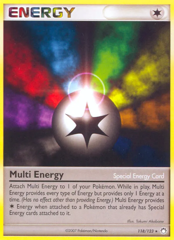 Multi Energy — Mysterious Treasures 118 Pokémon card