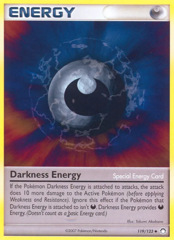 Darkness Energy — Mysterious Treasures 119 Pokémon card
