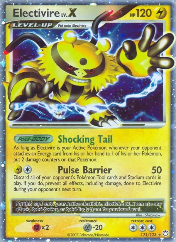 Elevoltek — Geheimnisvolle Schätze 121 German Pokémon card