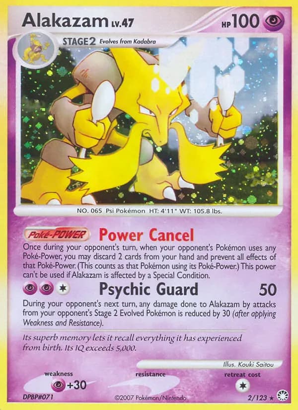 Alakazam — Mysterious Treasures 2 Pokémon card