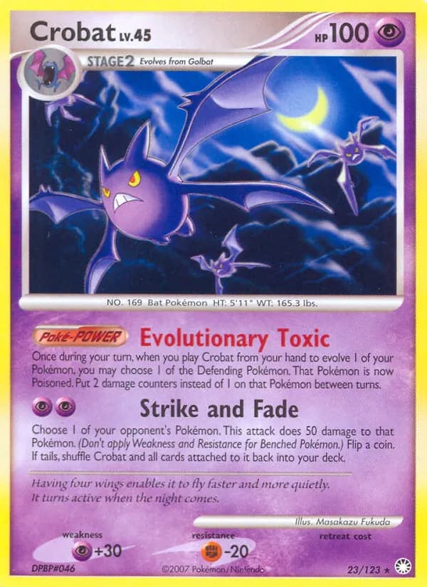 Crobat — Mysterious Treasures 23 Pokémon card