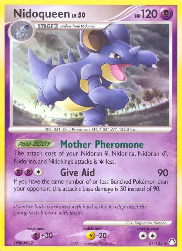 Nidoqueen — Mysterious Treasures 31 Pokémon card