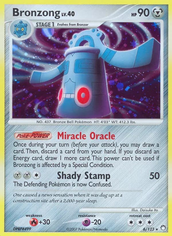 Bronzong — Mysterious Treasures 6 Pokémon card