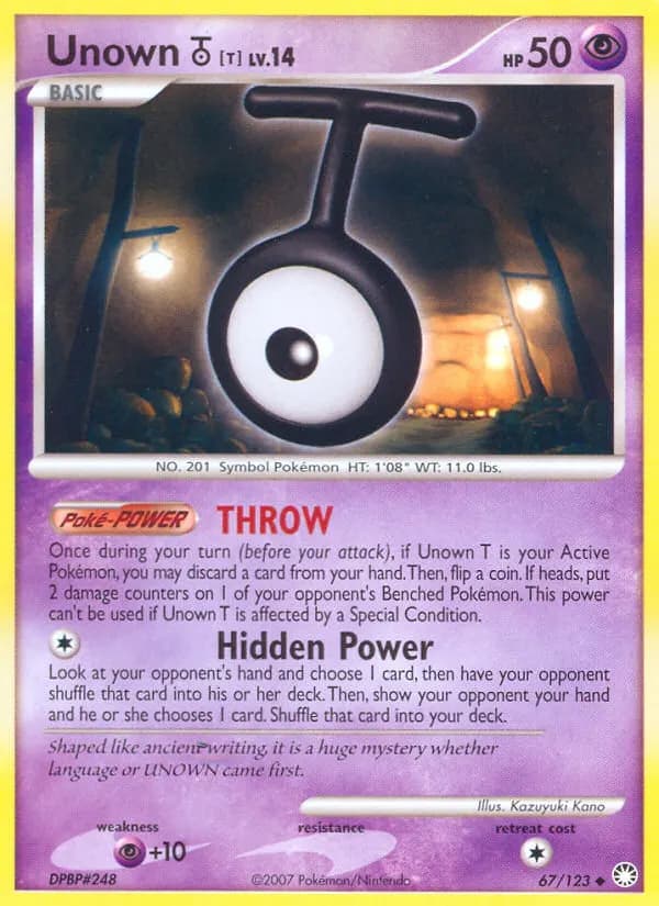 Icognito T — Geheimnisvolle Schätze 67 German Pokémon card