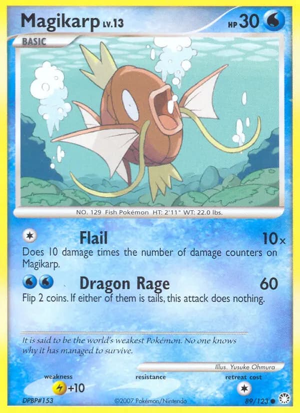 Magikarp — Mysterious Treasures 89 Pokémon card