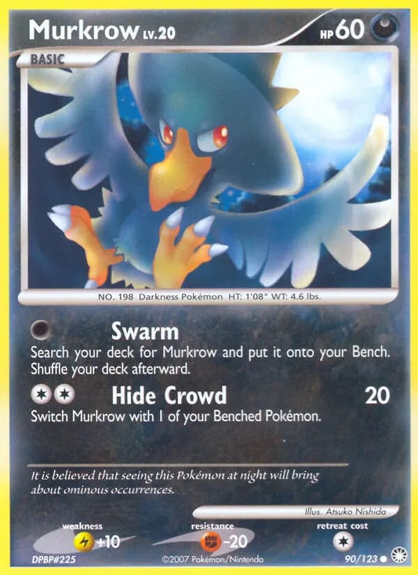 Murkrow — Mysterious Treasures 90 Pokémon card