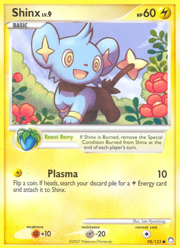 Shinx — Mysterious Treasures 98 Pokémon card