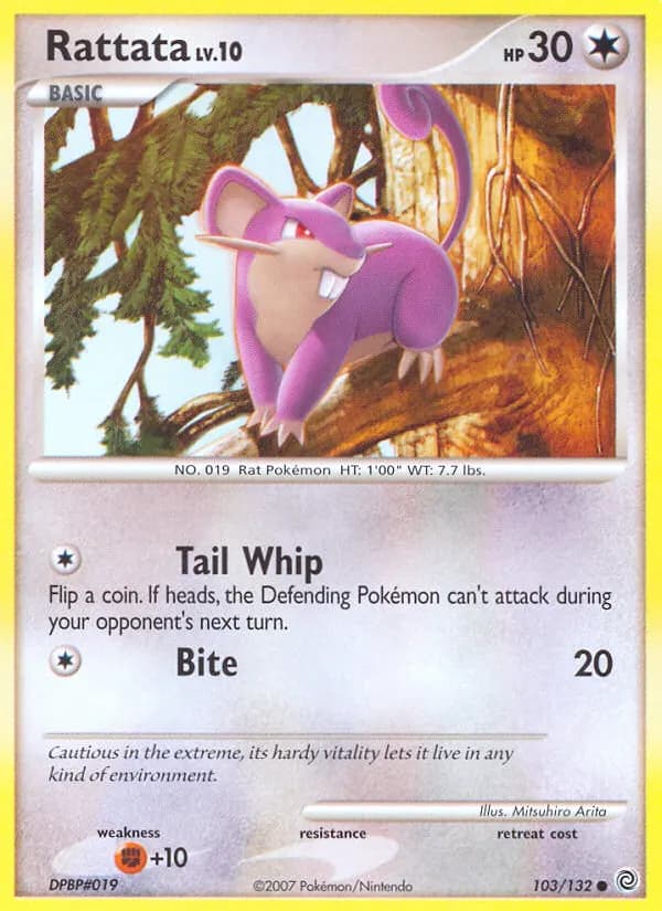 Rattfratz — Rätselhafte Wunder 103 German Pokémon card
