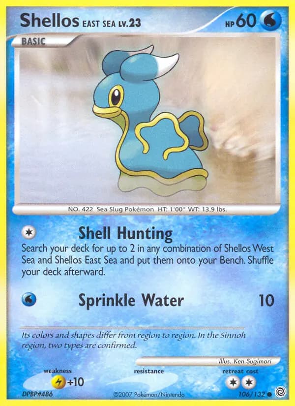 Schalellos Östliches Meer — Rätselhafte Wunder 106 German Pokémon card