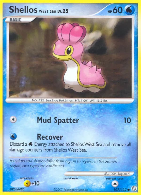Schalellos Westliches Meer — Rätselhafte Wunder 107 German Pokémon card