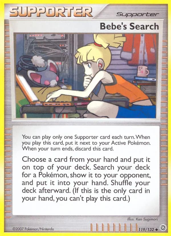 Bebe's Search — Secret Wonders 119 Pokémon card