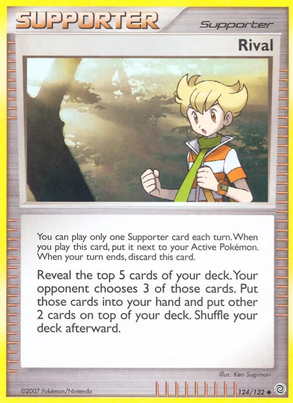 Rivale — Rätselhafte Wunder 124 German Pokémon card