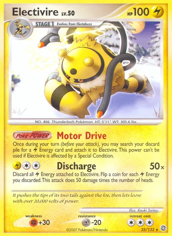 Electivire — Secret Wonders 25 Pokémon card