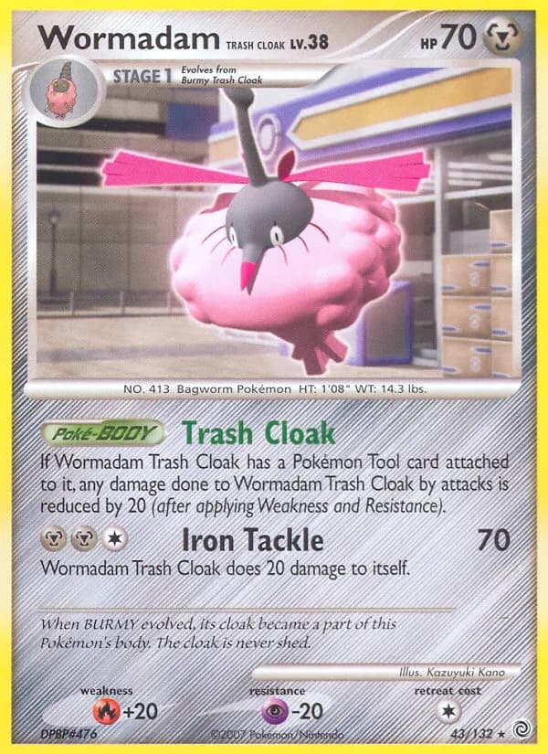 Burmadame Lumpenumhang — Rätselhafte Wunder 43 German Pokémon card