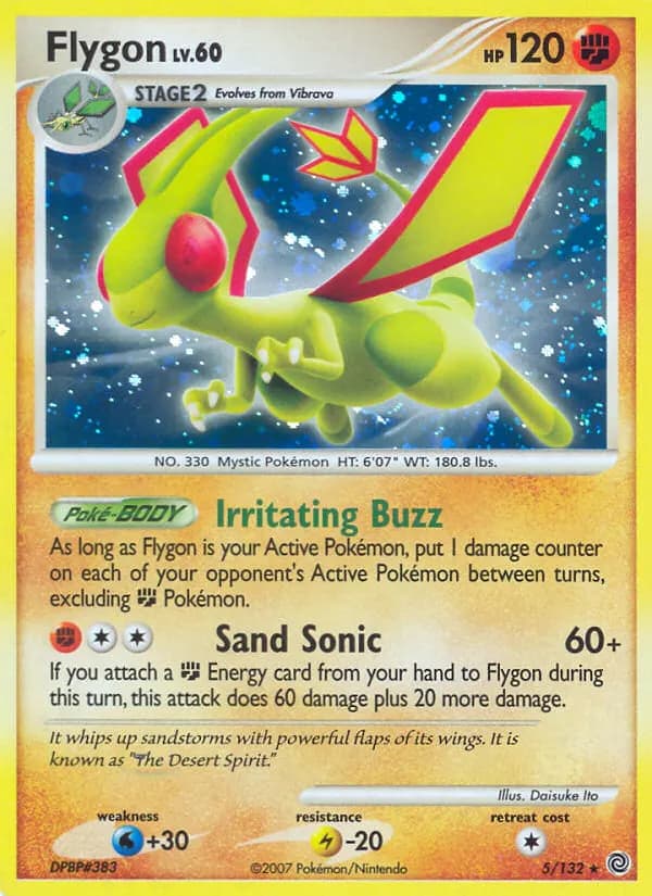 Flygon — Secret Wonders 5 Pokémon card