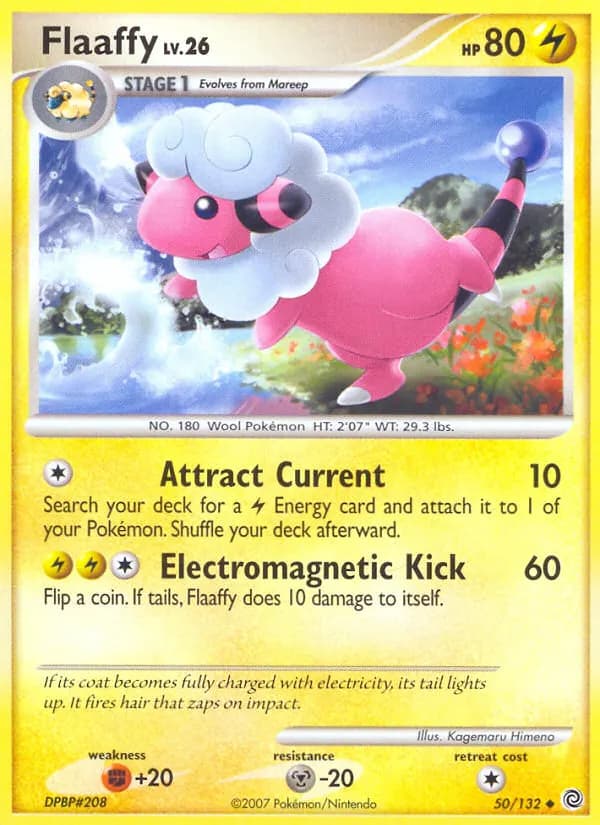 Flaaffy — Secret Wonders 50 Pokémon card