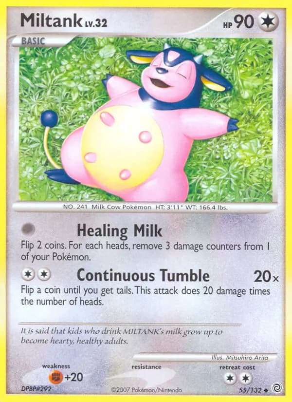 Miltank — Secret Wonders 55 Pokémon card
