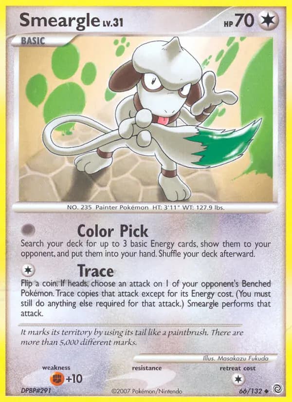 Smeargle — Secret Wonders 66 Pokémon card