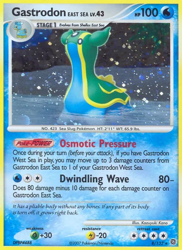 Gastrodon East Sea — Secret Wonders 8 Pokémon card