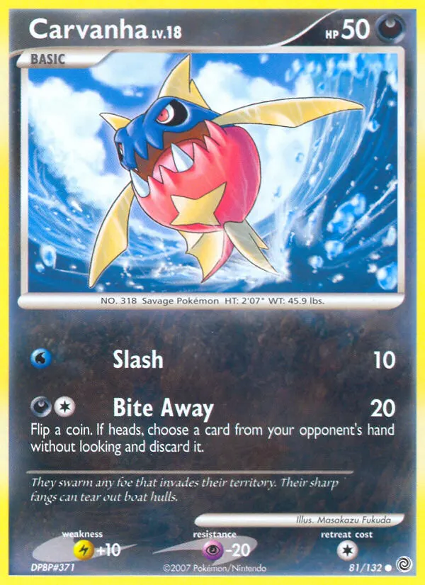 Kanivanha — Rätselhafte Wunder 81 German Pokémon card