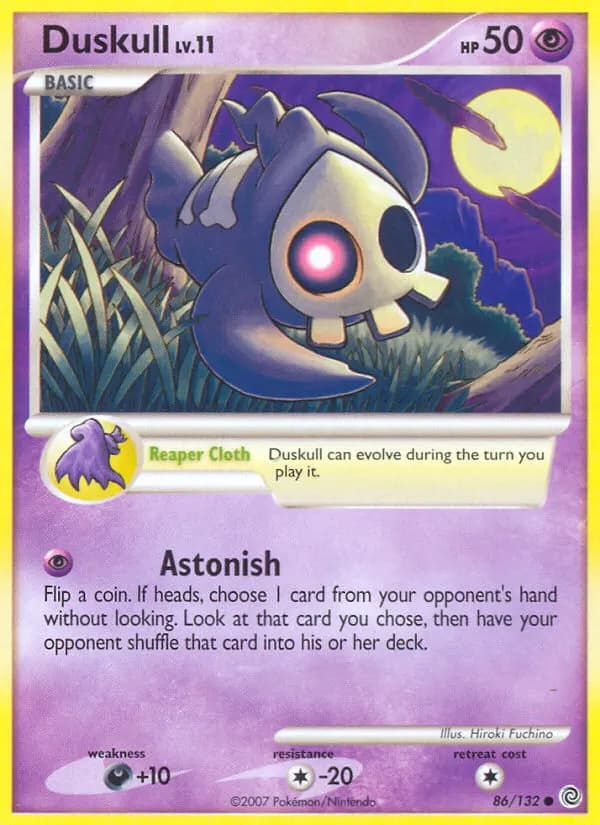 Duskull — Secret Wonders 86 Pokémon card
