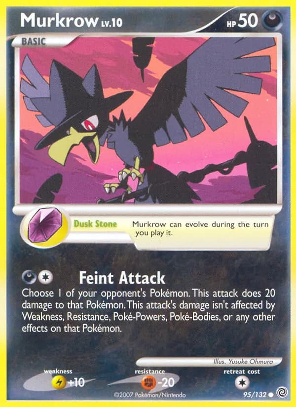 Murkrow — Secret Wonders 95 Pokémon card