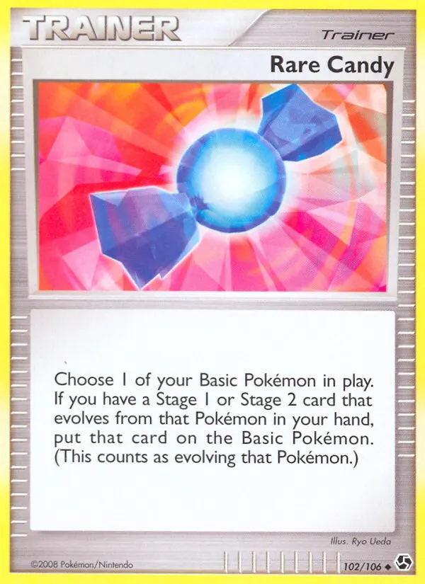 Rare Candy — Great Encounters 102 Pokémon card