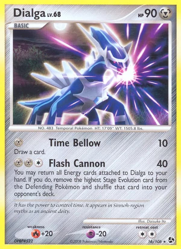 Dialga — Great Encounters 16 Pokémon card