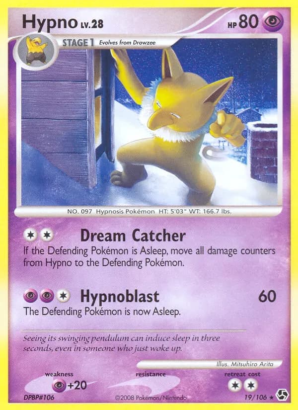 Hypno — Epische Begegnungen 19 German Pokémon card