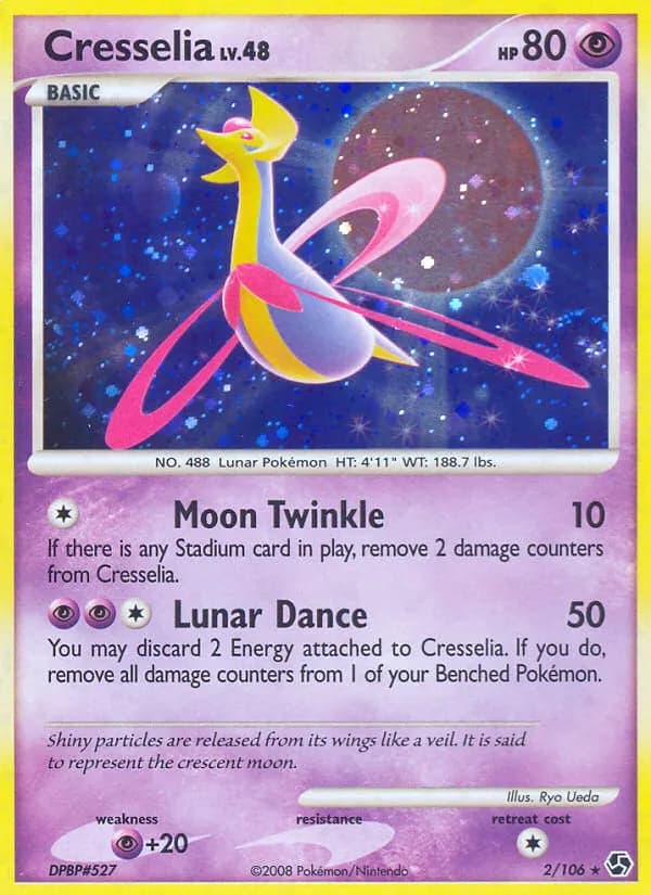 Cresselia — Great Encounters 2 Pokémon card